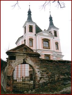 Současn podoba kostela ve Star Vodě